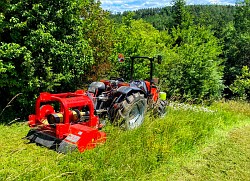 Mäh-Arbeiten und Mulch-Arbeiten